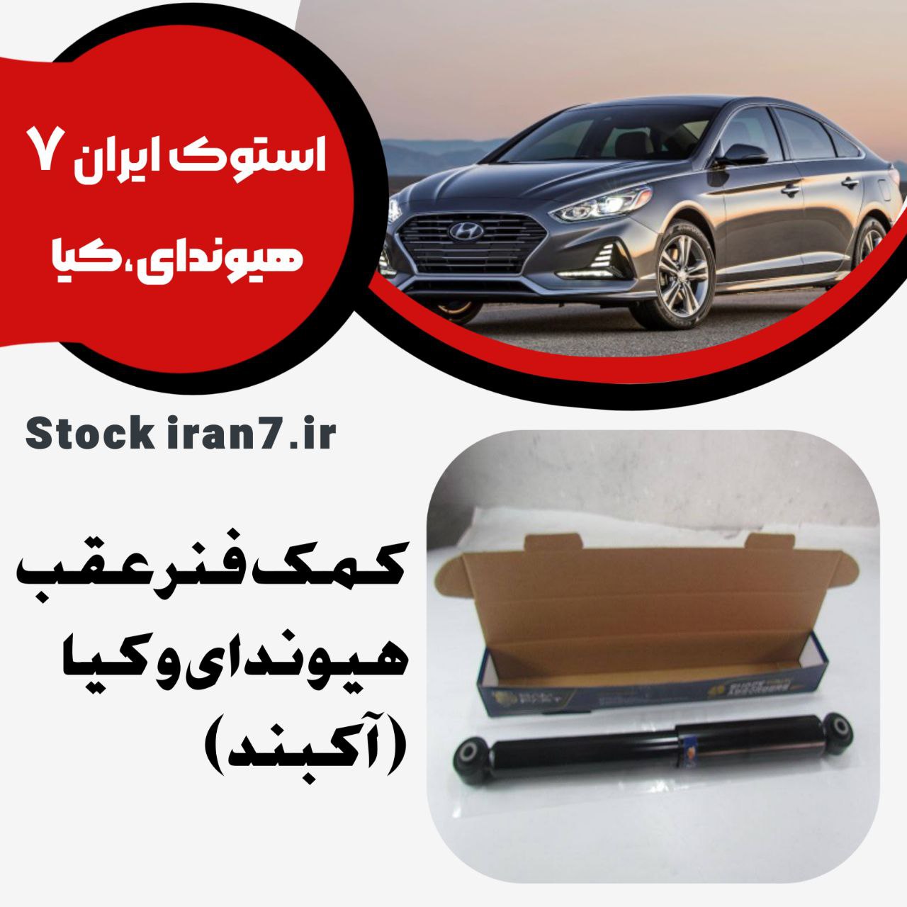 کمک فنر عقب سانتافه کدفنی :553102B101 آکبند