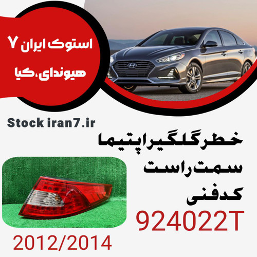 خطر عقب اپتیما ۲۰۱۳-۲۰۱۴ کدفنی : 924022T روی گلگیر سمت راست